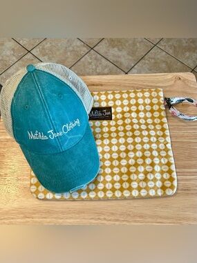 Matilda Jane Travel Bundle: Trucker Hat & Going Somewhere Zipper Pouch